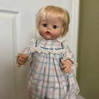 Madame Alexander Sweet Baby Blonde Original Clothes VTG Plaid Dress 1965 12” • $34.99