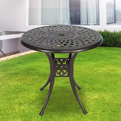 Set Of 5 Outdoor Cast Aluminum Dinning Table And Chairs Patio Bistro Furniture • $107.99