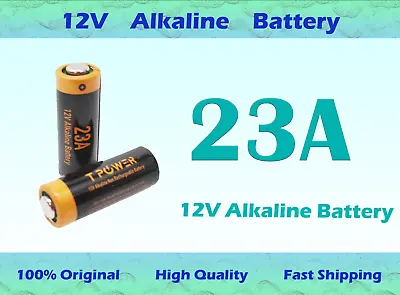 Tpower A23 23A Alkaline Remote Batteries 12V LRV08 MN21 23A Battery Non Recharge • $3.59