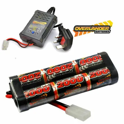7.2 Volt Battery & Fast Charger NX-20 For RC Radio Remote Control RC Cars Tamiya • £34.99