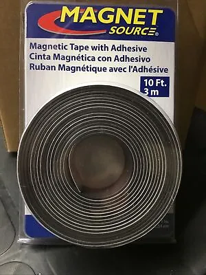 Magnet Source Magnetic Tape With Adhesive 10 Ft (cut To Your Specifics) NEW... • $9.49