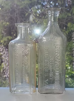 Virginia Pharmacy Bottles. PHOEBUS VA.  OLD POINT COMFORT VA. • $12.50