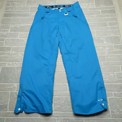 OAKLEY Snow Pants Blue Loose Fit Size 37x32 Performance Outerwear Ski • $72.44