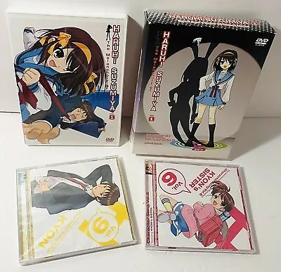 The Melancholy Of Haruhi Suzumiya - Vol. 1  DVD  2008  Bundle Pack Bonus CDs • $19.95