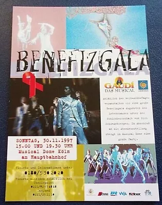 Advertising Postcard; Benefizgala Gaudi Das Musical; Un Used; Un Posted • £1.99