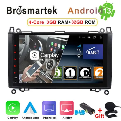 Android 13 Car Stereo Radio DAB+ For Mercedes-Benz W639 W906 Sprinter VW Crafter • £159.99