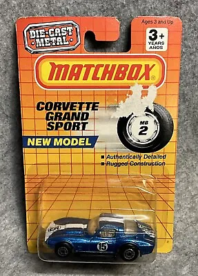 1990 Matchbox Corvette Grand Sport #2 - New Model • $2
