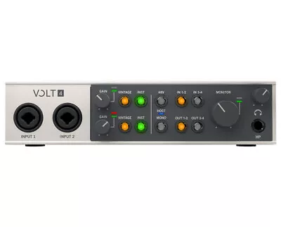 Universal Audio Volt 4 4-in/4-out USB 2.0 Audio Interface W/Built-In Mic Preamps • $259