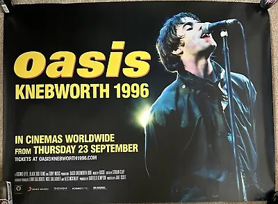 Cinema Poster: OASIS KNEBWORTH 1996 2021 (Quad) Liam Gallagher Noel Gallagher • £20