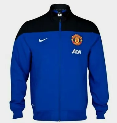 Nike Men Fc Manchester United 2013/2014 Jacket Track Top Soccer Football Size M • $89.99