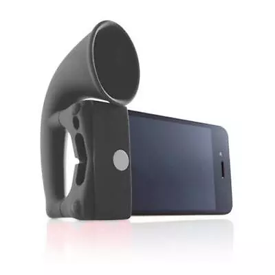 Bone Silicone Horn Stand Portable Speaker For IPhone 4 4S - NEW • £4.55