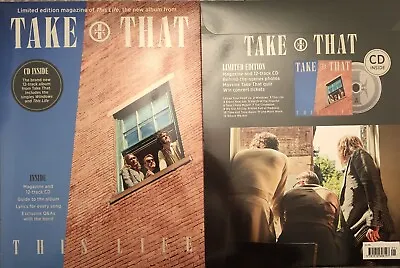 Take That - This Life Limited Edition Magazine Cd Lyrics Collectors Exclusive • £11.99