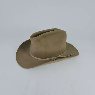 VTG Stetson Kavley's 3X Beaver Tan Beige Cowboy Hat Size 6 7/8 Western Hats  • $149.70