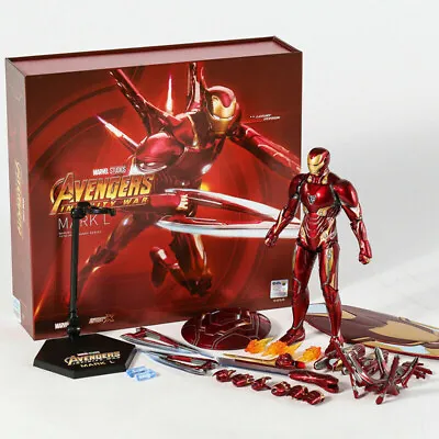 ZD Toys Marvel Avengers Infinity War Iron Man Mark L MK50 Action Figure IN BOX • £59.99