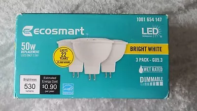 Ecosmart 50W Equivalent Bright White 3 Pack Led • $42.33