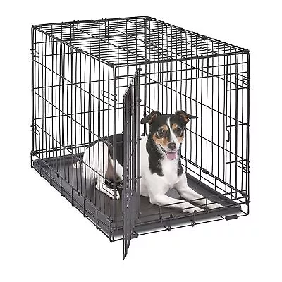 New World Newly Enhanced SingleDoor New World Dog Crate Includes Leak-Proof ... • $58.58