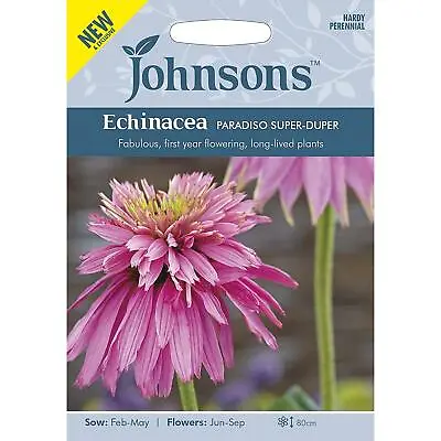 Johnsons Flower Seeds Echinacea Paradiso Super-Duper Pink Perennial Plants • £4.95