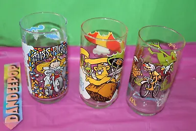 3 Vintage Original McDonald's 1981 Jim Henson The Great Muppet Caper Glassware • $29.99