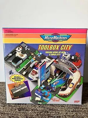Vintage Gallob 1988 Micro Machines  Toolbox City • $69.99