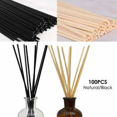 $13.99 • Buy 100x PREMIUM QUALITY REED DIFFUSER REEDS Rattan Sticks BULK PACK 3mm 260mm