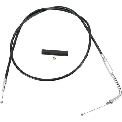 Drag Specialties 38 Inch Black Vinyl Throttle Cable Harley FXSTC FLSTN FXLR XLH • $39.95