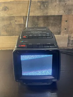Memorex Portavision Model 17 (16-409) Portable Color 5  CRT TV Gaming Monitor • $120