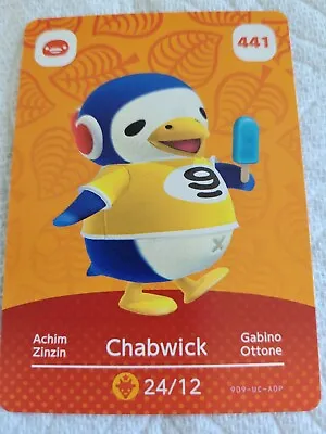 $3 • Buy Animal Crossing Amiibo Cards Series 5 Chabwick #441