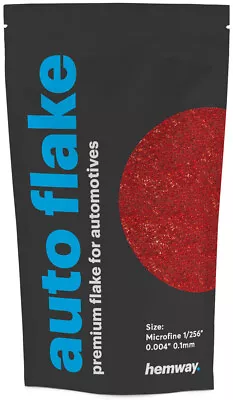 Hemway Metal Flake Red Holographic 0.004  MICROFINE 100g Auto Car Glitter Paint • $18.61