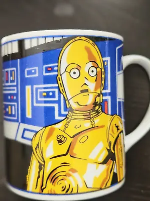 Vintage Star Wars C3PO R2D2  Ceramic Mug Sigma Tastesetter Lucasfilm • $6.99