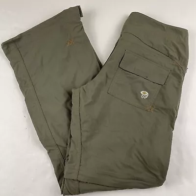 Mountain Hardwear Convertible Pants Women’s 4 Hiking Outdoors Nylon Zip Legs • $22.45