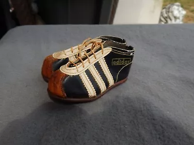 Rare Vintage Adidas Baby Shoes/Cleats? Prototype? Salesman Sample? Estate Find • $546.91