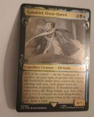 Galadriel Elven-Queen Scrolls FOIL NM/M LOTR Lord Of The Rings Commander MTG • $3.50