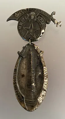 $14.99 • Buy Vintage Shriner Medal Pin Badge Charleston, W.Va. 1911