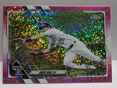 David Dahl 2021 Topps Chrome Pink Sparkle /350 #179 • $0.99