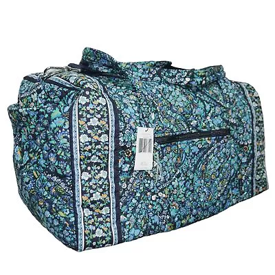 Vera Bradley Large Travel Handbag Duffel Bag Dreamer Paisley Quilted Weekender • $127.20