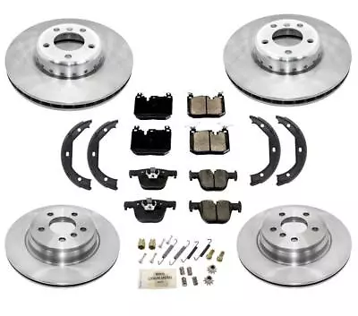 Rotors Ceramic Pads 8pc Kit For BMW 340i XDrive 16-18 No Blue Caliper No GT • $280