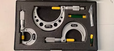 Mitutoyo 103-135 136 217 Outside Micrometer Set • $330