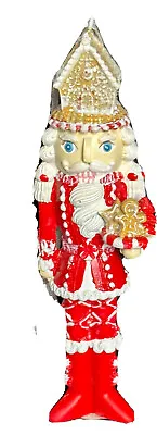 Nutcracker Statue Ornament Raz Imports Gingerbread House Gingerbread Man • $13.99