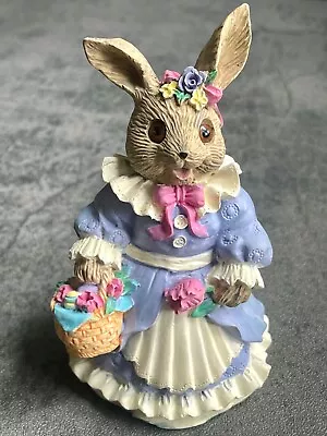 Vintage Mervyn's 1995 Mrs. Rabbit Resin Easter Bunny Figurine 4.5  • $7.99