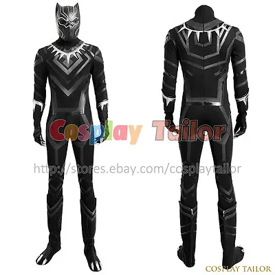 Captain America 3: Civil War Cosplay T'Challa Black Panther Costume Improved Ver • $347.79