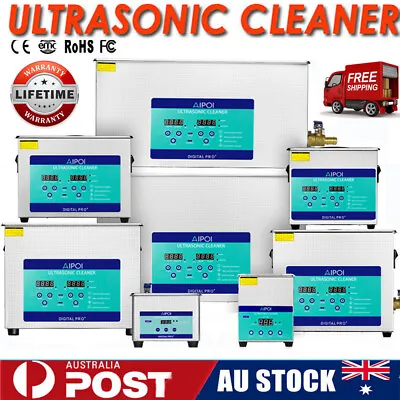 Digital Industrial Ultrasonic Cleaner UltraSonic Bath Cleaning Tank Timer Heater • $339.68