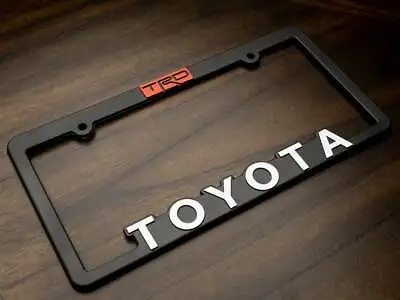 TRD Toyota License Plate Frame Toyota-Racing-Development 3D Raised Text Vintage • $14.95