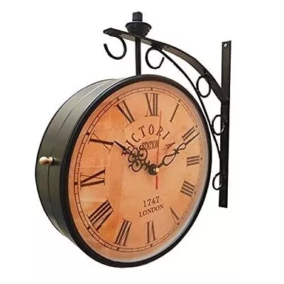 Victoria Station  12  Inch Clock London Vintage Retro Wall Clock Christmas Decor • £88.07