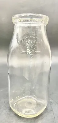 VTG Meadow Gold Half Pint Glass Milk Bottle Duraglas 1952 • $4.99