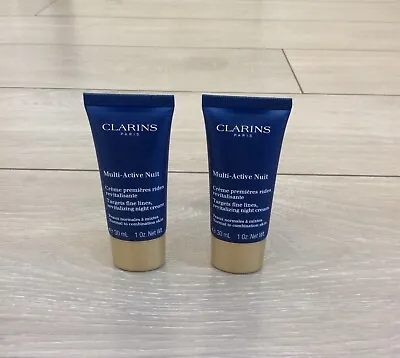 £21 • Buy Clarins Multi-Active Nuit 30ml (x2)  Normal To Combination Skin, Night Cream.
