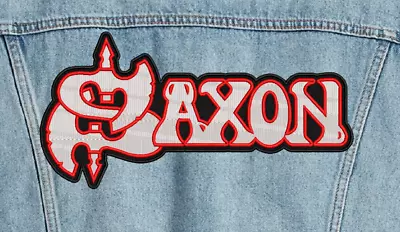 Saxon Back Patch Embroidered Saxon Logo High-quality Patch USA Seller • $19