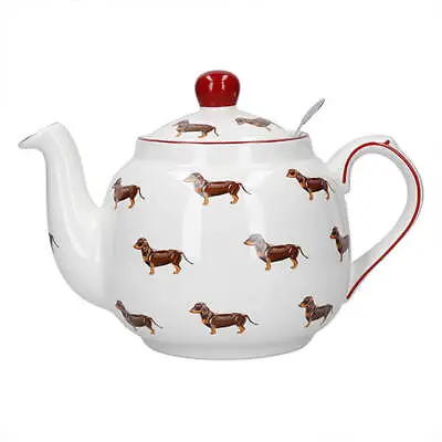 London Pottery Farmhouse Dog 4 Cup Teapot & Infuser • £38.95