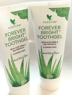 2 X FOREVER LIVING ALOE VERA BRIGHT TOOTH GEL Fresh Toothpaste Daily Wash White • £10.99