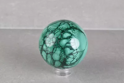 Malachite Sphere From Congo   4.0 Cm  # 17388 • $33.26