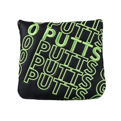 New 0 Putts Given Golf Putter Cover Square Mallet Magnetic For Scotty Odyssey • $21.59